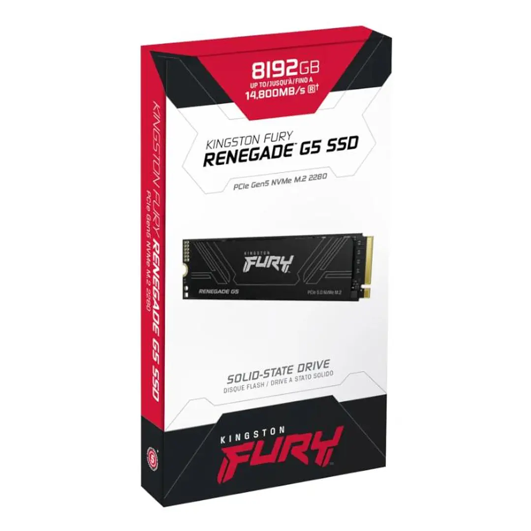 Kingston Fury Renegade G5 SSD 8TB PCIe5.0 14200M-s 3