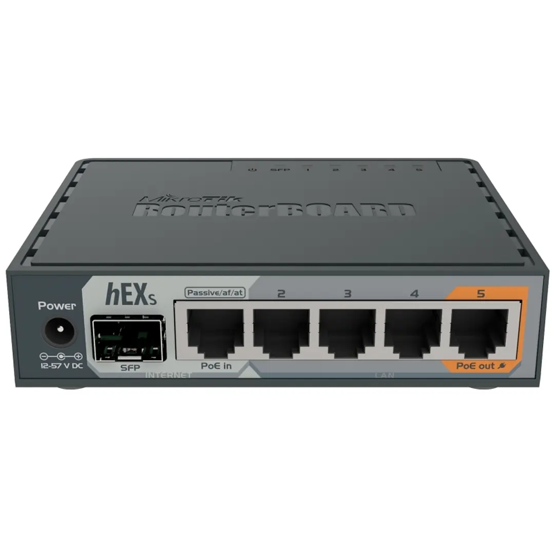 MikroTik RB760iGS hEX S Router 5xGB 1xSFP L4 1