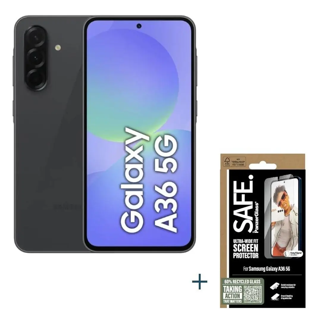 Samsung Galaxy A36 EE 256GB 8GB Black+Prot SAFE 1