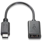 Nanocable Cable USB 2.0 3A, USB-C/M-A/F, 15cm - vignette 1