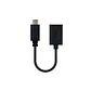 Nanocable Cable USB 2.0 3A, USB-C/M-A/F, 15cm - vignette 2