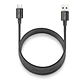 NGS CABLE CARGA RAPIDA USB-A A USB-C 1M NEGRO - Thumbnail 1