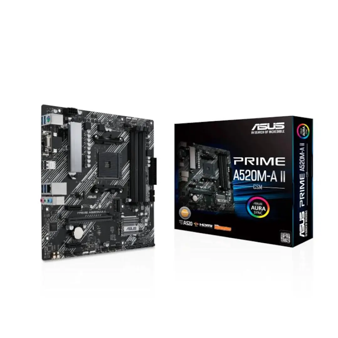 Asus Placa Base PRIME A520M-A II CSM mATX AM4 1