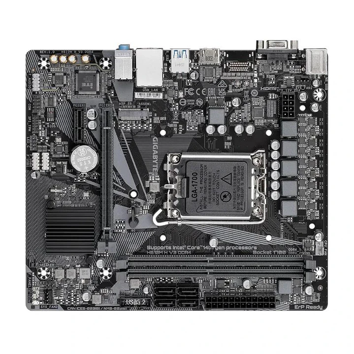 Gigabyte Placa Base H610M H V3 DDR4  mATX 1700 3