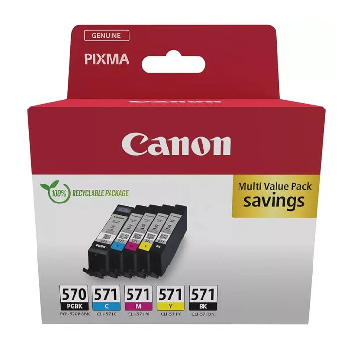 Canon Cartucho Multipack PGI570/CLI571 1
