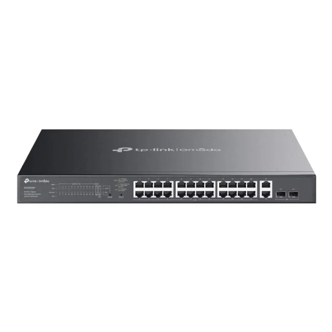 TP-Link ES228GMP Switch 24xPoE+ 2xGb 2xSFP 384W 1