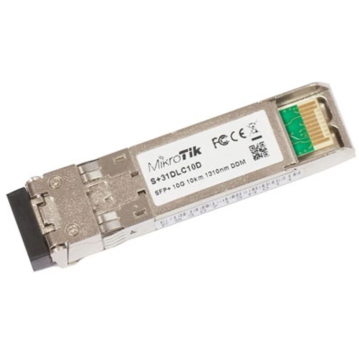 Mikrotik S+31DLC10D Módulo Fibra SFP+ MonoMod 10Km 1