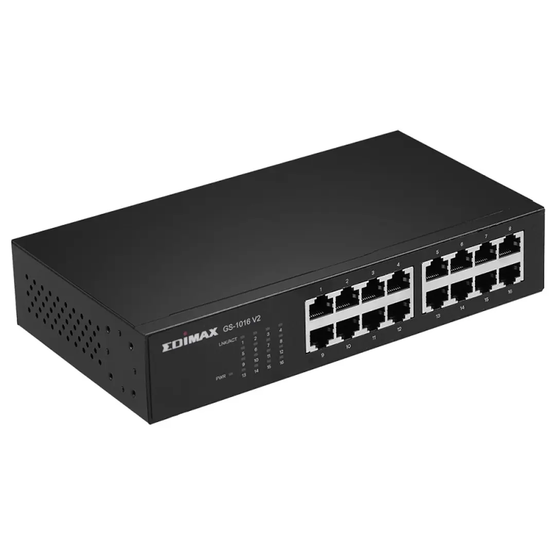 Edimax GS-1016 V2 16-Port GbE Switch Desk/Rack 3