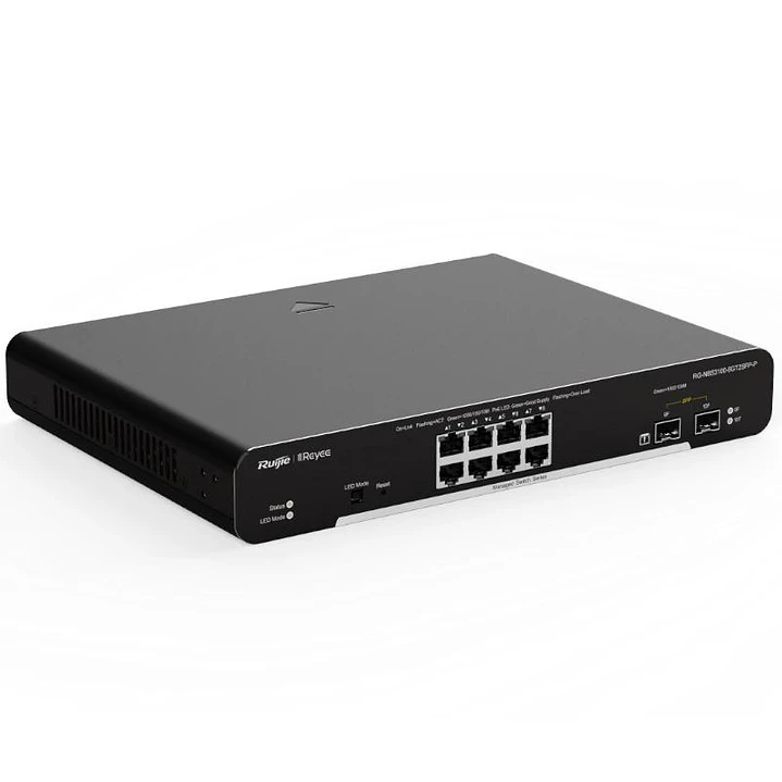 Reyee Switch L2 8xGb PoE+ 2xSFP Slots Rack 4