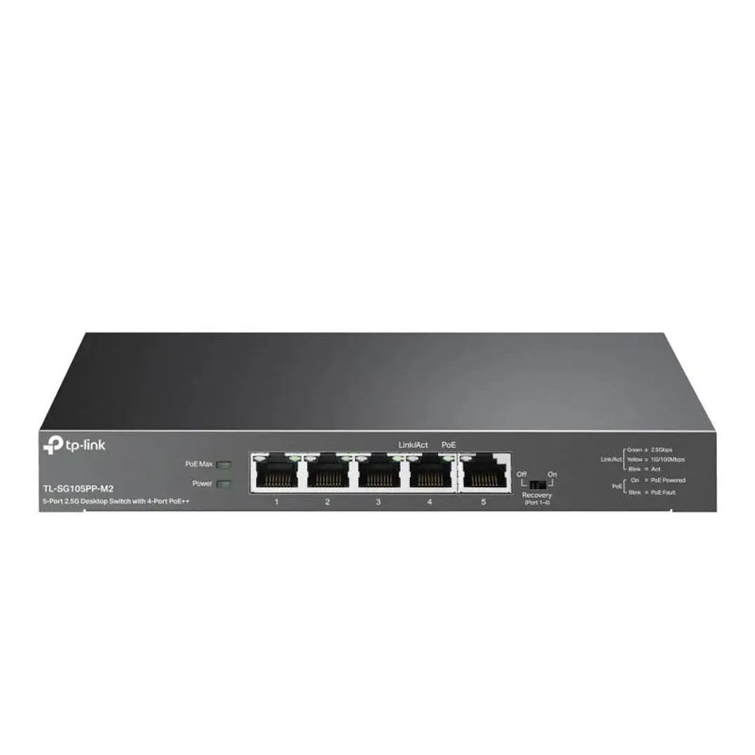 TP-Link TL-SG105PP-M2 Switch 4x2.5G PoE++ 1x2.5G 4