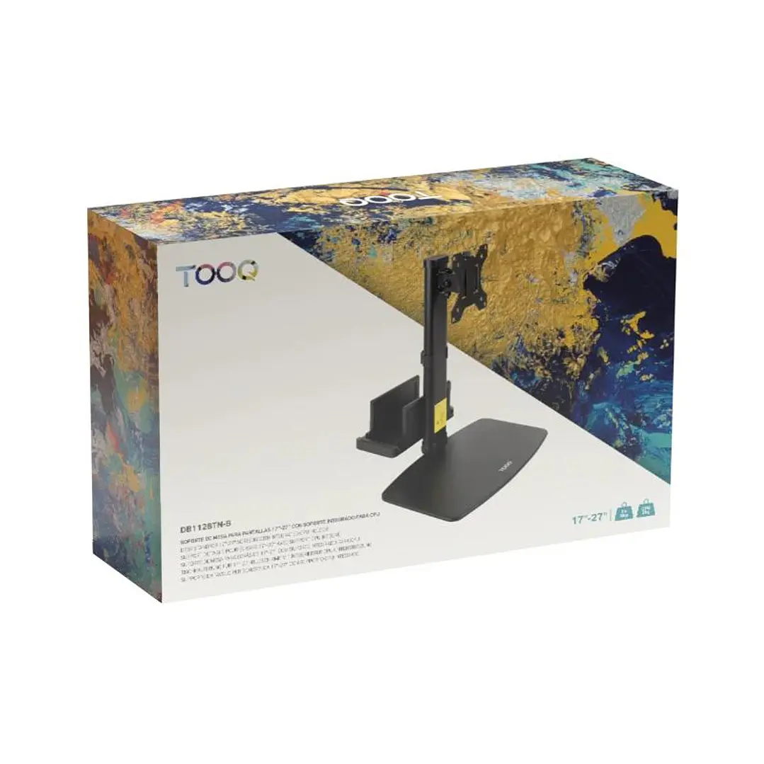 Tooq DB1127TN-B Soporte mesa Monitor+Minipc 17-27 4