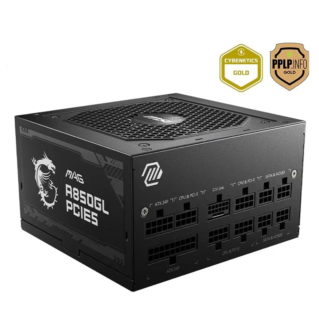 MSI Fuente Alimentación MAG A850GL PCIE5 II 850W 1
