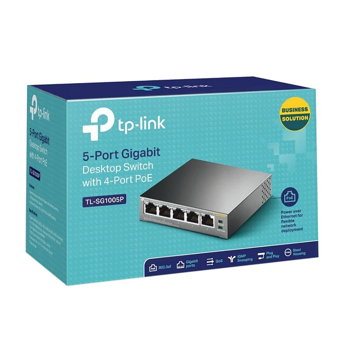 TP-LINK TL-SG1005P Switch 5xGB 4xPoE 4