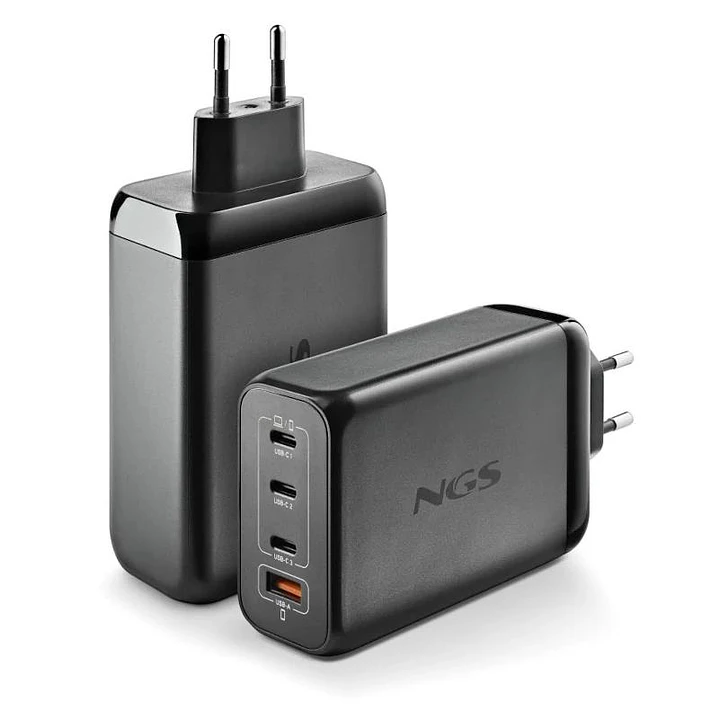 NGS CARGADOR ULTRARAPIDO240W 4 PUERTOS 3USB-C 1 US 2