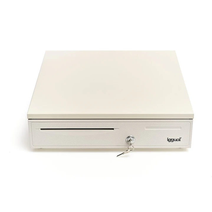 iggual Cajón Portamonedas IRON-50W 42cm 5+8 blanco 1