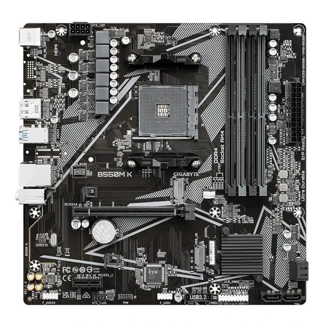 Gigabyte Placa Base B550M K mATX AM4 2