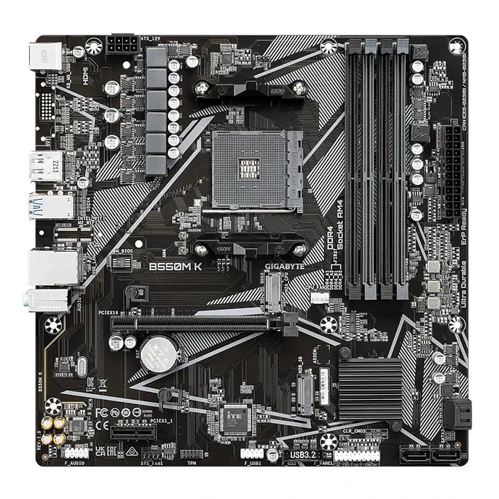 Gigabyte Placa Base B550M K mATX AM4 2