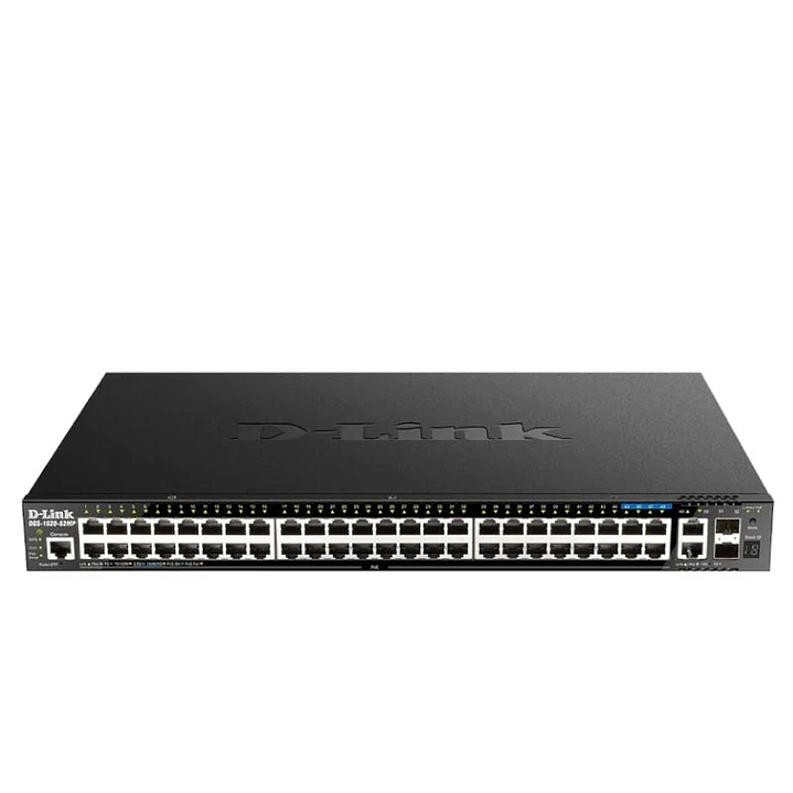 D-Link DGS-1520-52MP/E Switch 44xGbE PoE 2x10 SFP+ 1