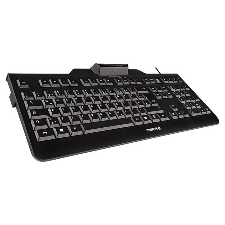 Cherry Teclado+lector chip integrado (DNIe) Negro 3