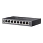 TP-Link ES208G Switch 8xGbE Acero Desktop - thumbnail 2