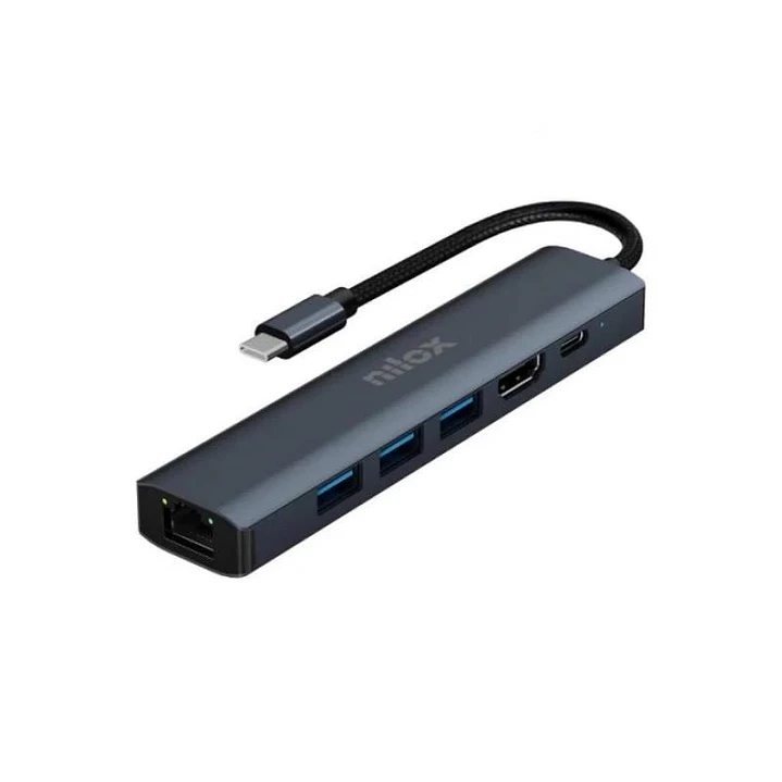 NILOX Docking Station Usb C 6 en 1 1