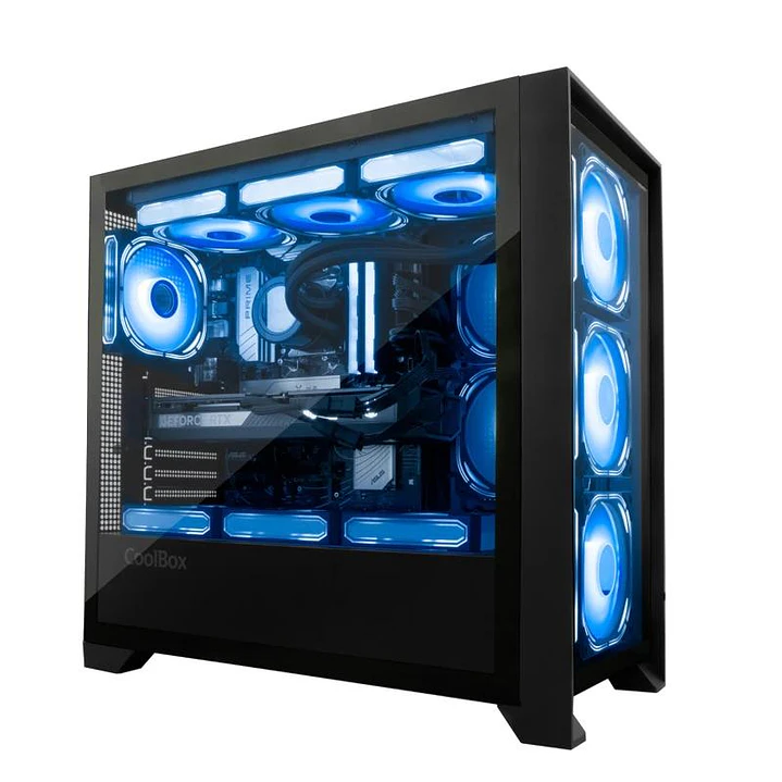 Coolbox Caja Gaming ATX Ge-2000 DualView  S/Fte 2