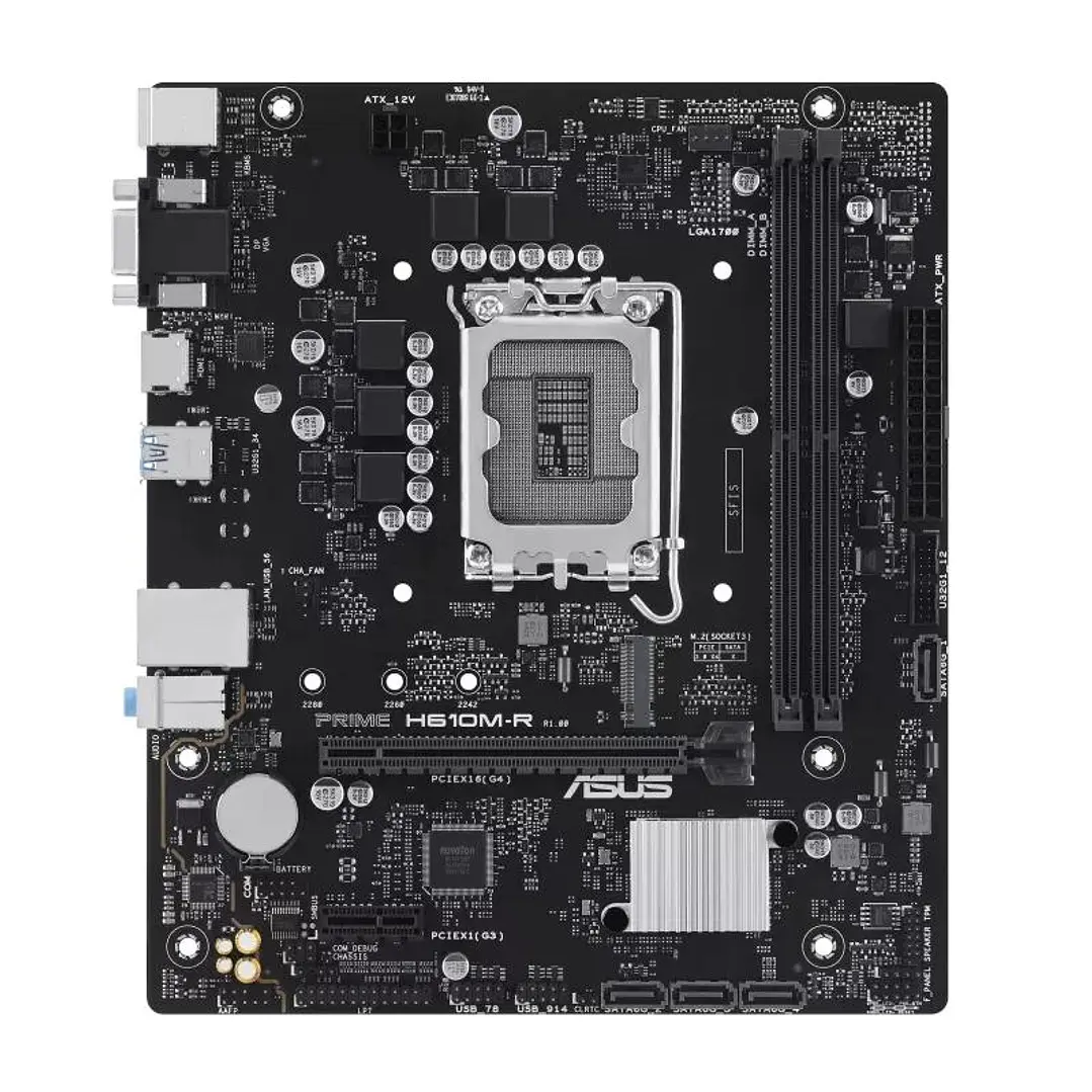 ASUS Placa Base PRIME H610M-R DDR5  mATX 1700 2