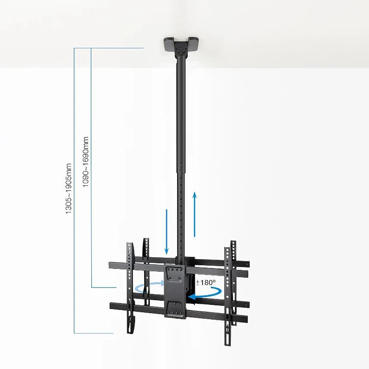 Tooq LPCE2286TSLI-XL-B Soporte techo 2 TV 43