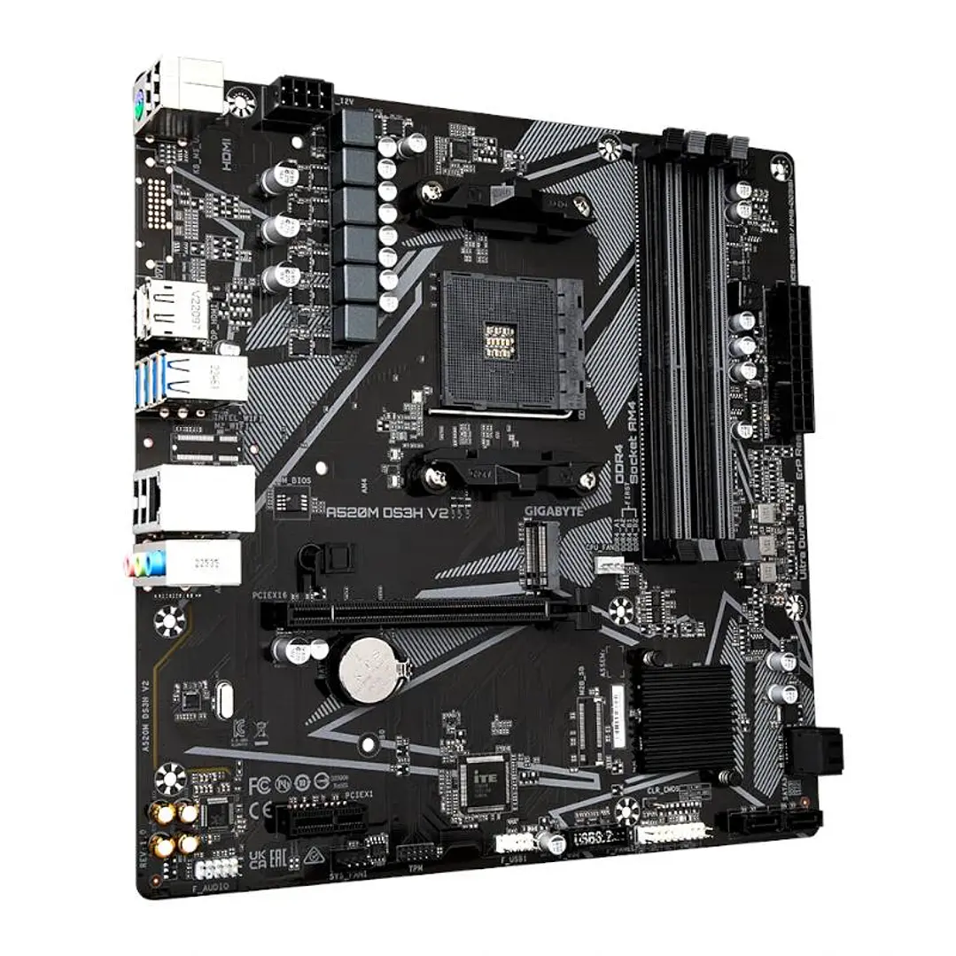 Gigabyte Placa Base A520M DS3H V2  mATX AM4 3