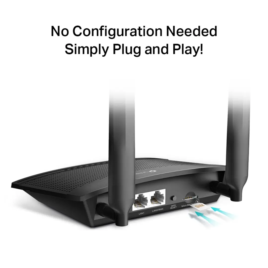 TP-LINK TL-MR100 Router 4G LTE WiFi N300 3