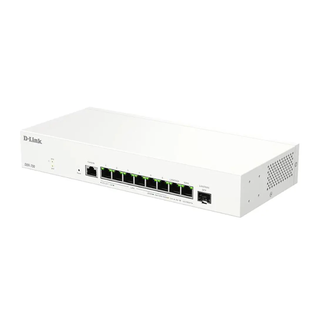D-Link DBR-700 Router 7x2.5G 1X2.5 WAN 1x2.5 SFP 3