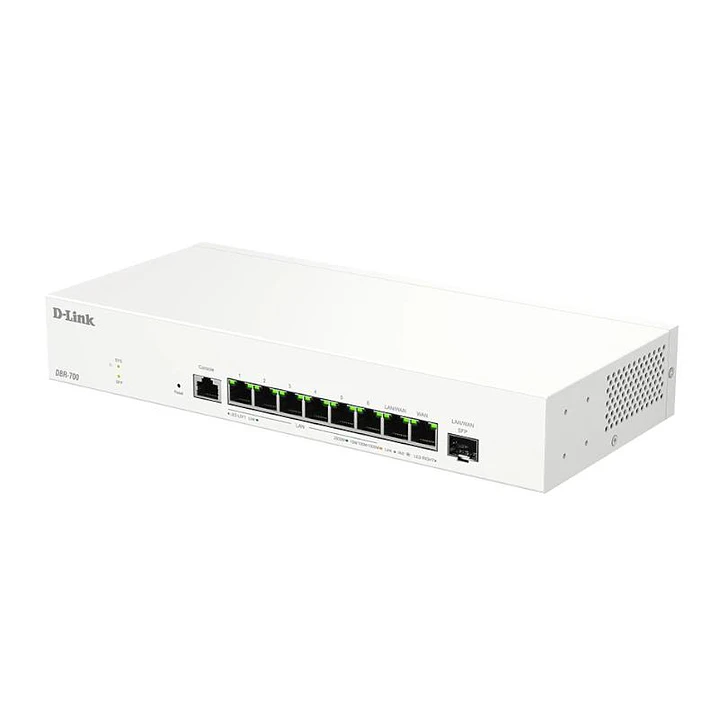 D-Link DBR-700 Router 7x2.5G 1X2.5 WAN 1x2.5 SFP 3