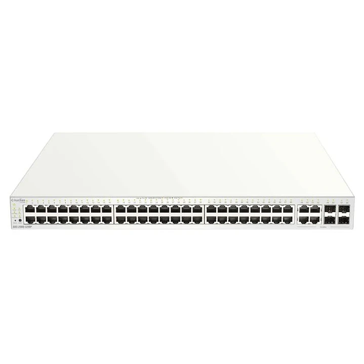 D-Link DBS-2000-52MP/E 52xGb PoE+ Switch 4xC 370W 1