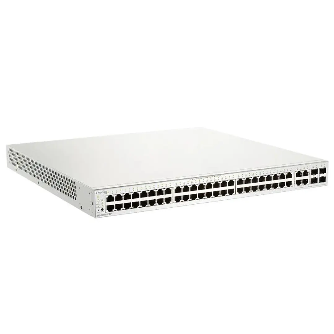 D-Link DBS-2000-52MP/E 52xGb PoE+ Switch 4xC 370W 2