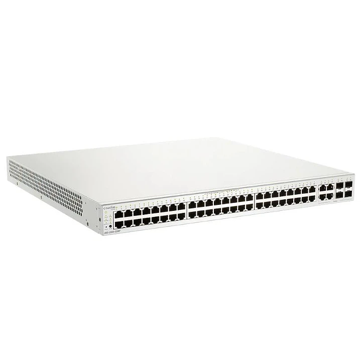 D-Link DBS-2000-52MP/E 52xGb PoE+ Switch 4xC 370W 2