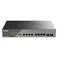D-Link DSS-200G-10MP Switch 8xGbE PoE 2xSFP LR - Thumbnail 1