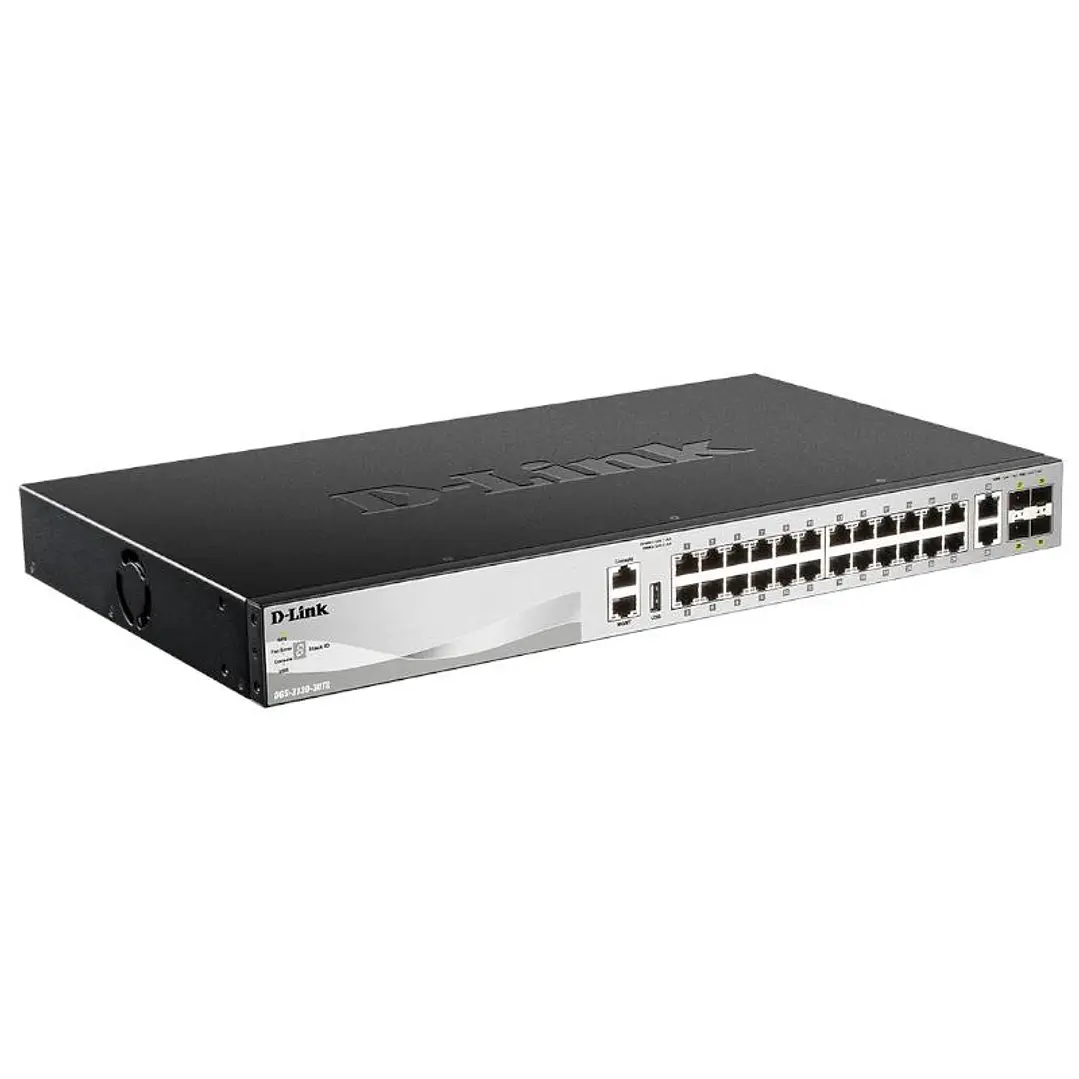 D-Link DGS-3130-30S/E Switch L3 24xSFP 4xSFP+ 2x 2