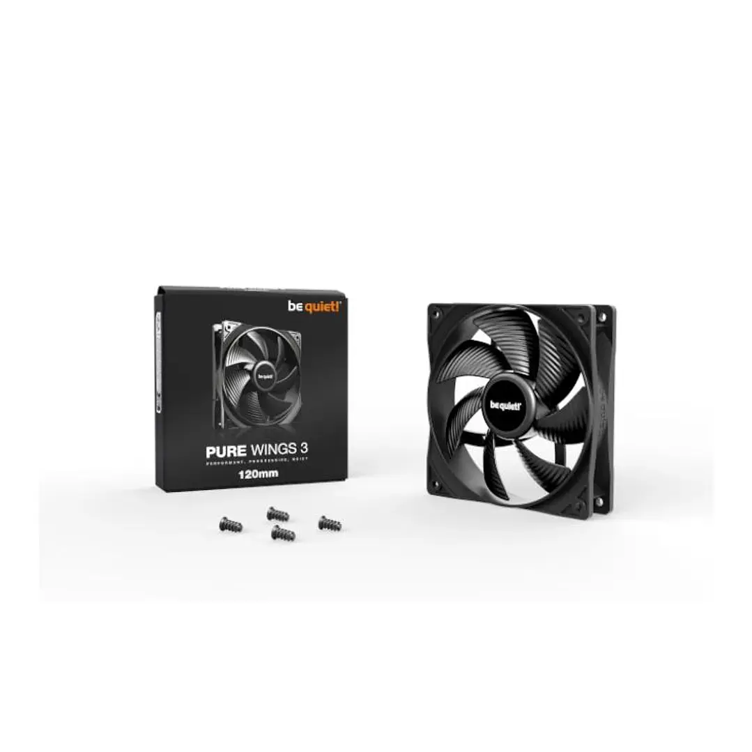 be quiet! Ventilador Pure Wings 3 120mm 12 cm Negr 3