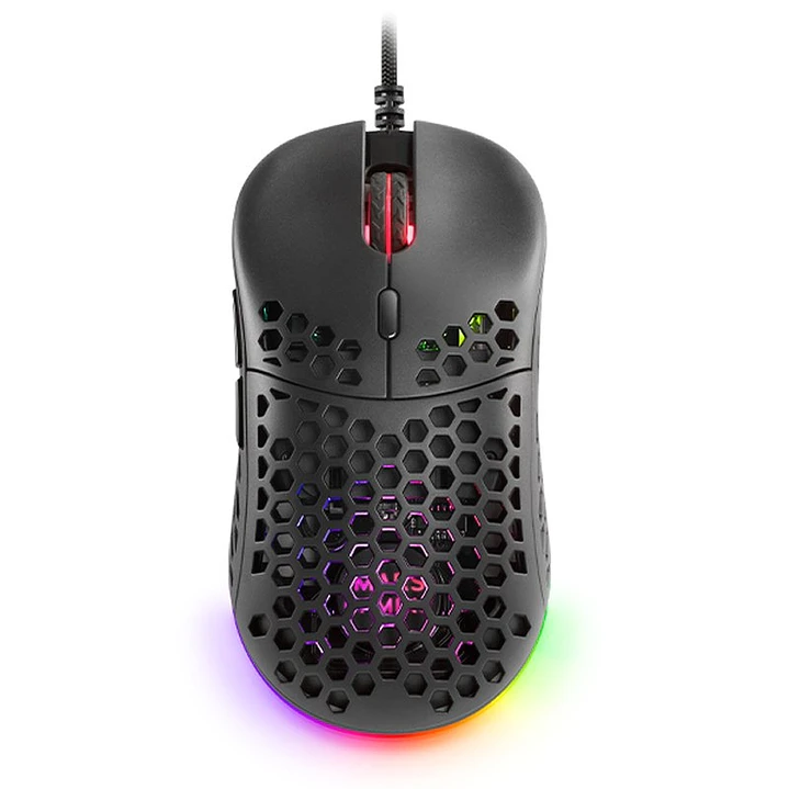 Mars Gaming Raton Gaming ligero RGB negro 1