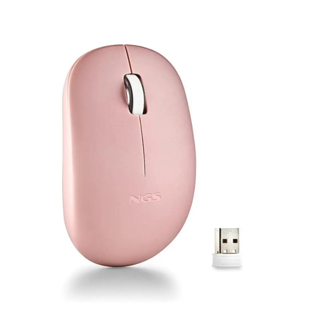 NGS Raton Fogpro Inalambrico Rosa 1