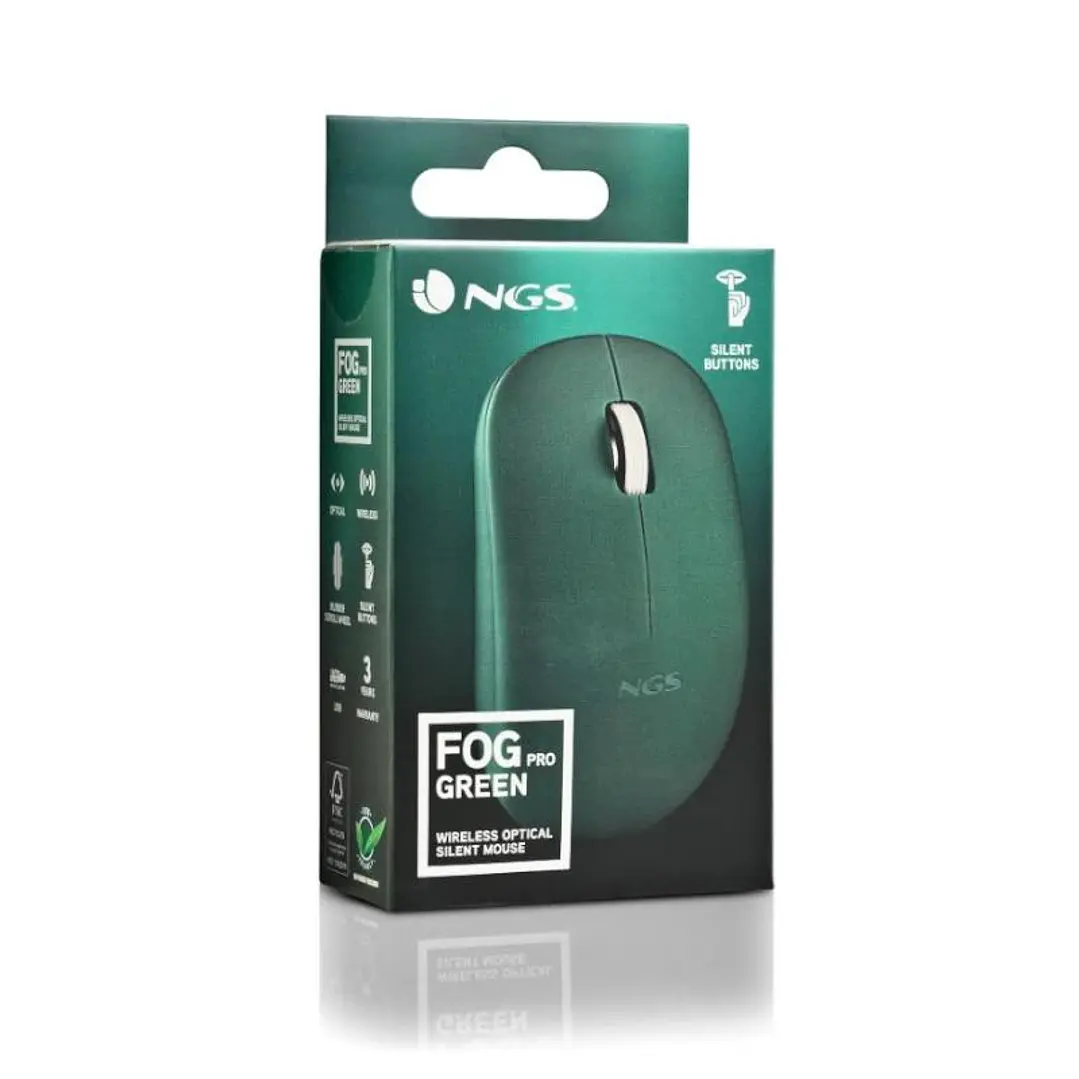 NGS Raton Fogpro Inalambrico Verde 4