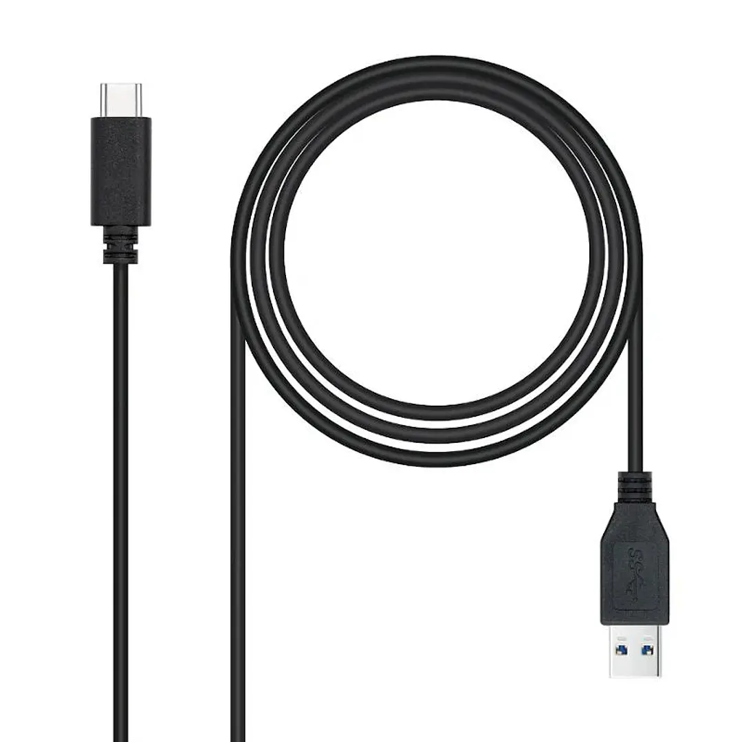 Nanocable Cable USB 3.1 Gen2 USB-C/M-A/M 2M 3