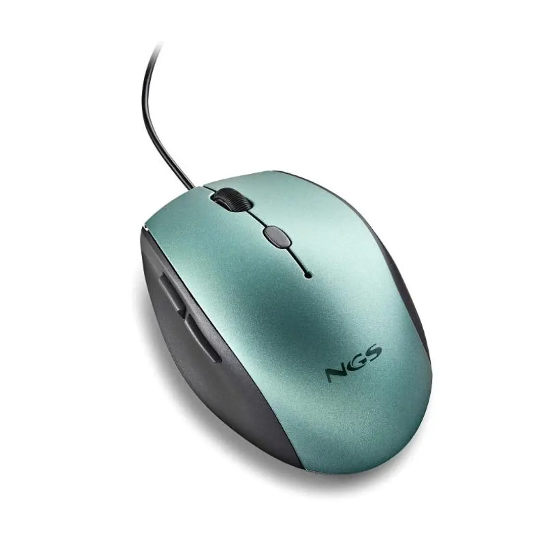 NGS WIRED ERGO SILENT MOUSE + USB TYPE C ADAPT ICE 3