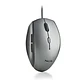 NGS WIRED ERGO SILENT MOUSE + USB TYPE C ADAP GRAY - Thumbnail 1