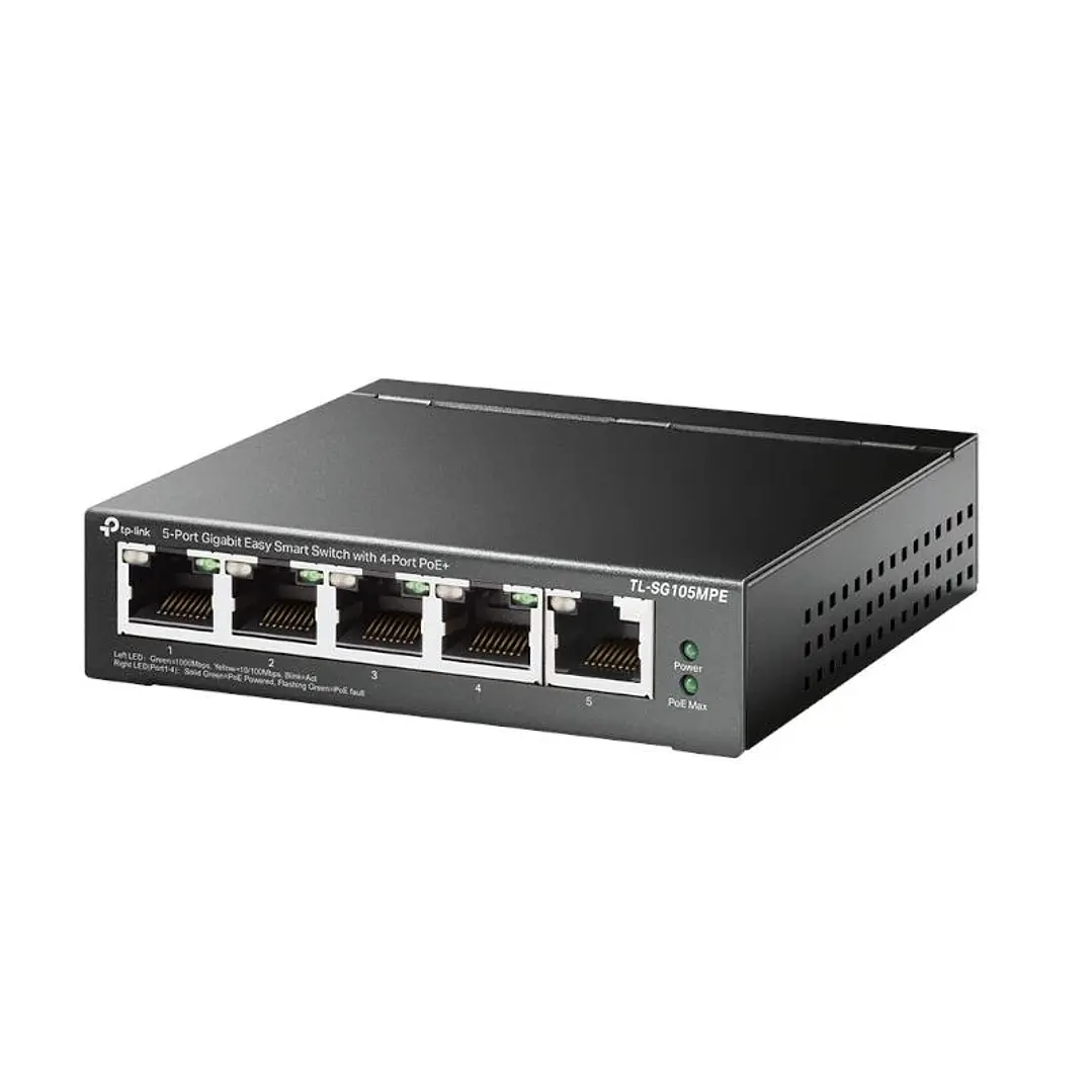 TP-Link TL-SG105MPE Switch 5xGbE (4PoE+) Metal 1