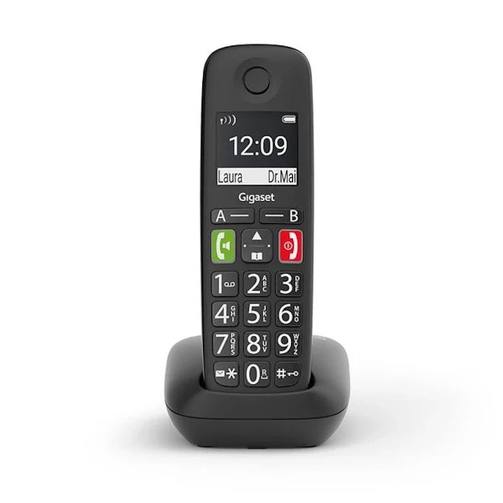 Gigaset E290 Inalámbrico DECT Negro 1