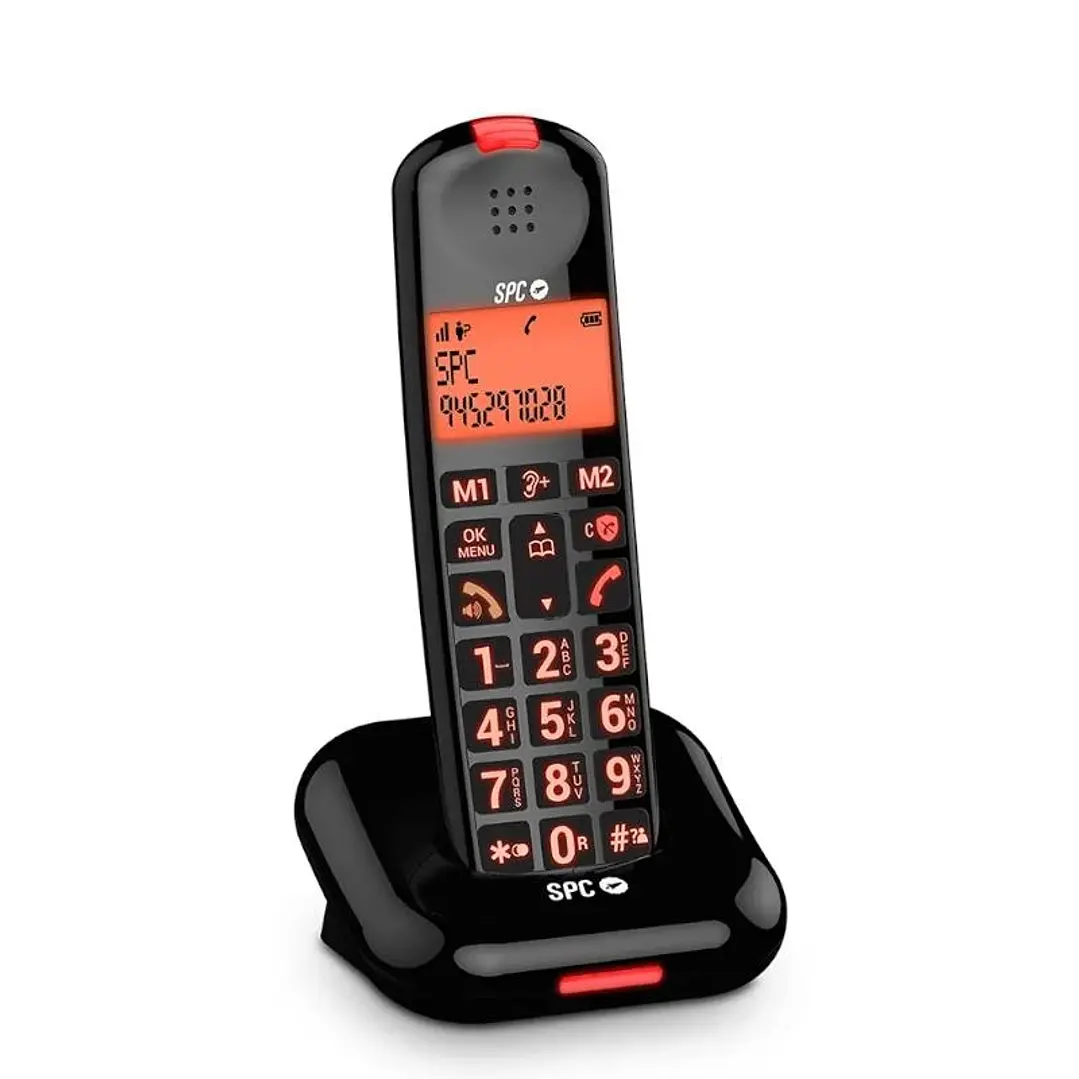 SPC 7612N Telefono Inalámbrico COMFORT KAIRO Negro 1
