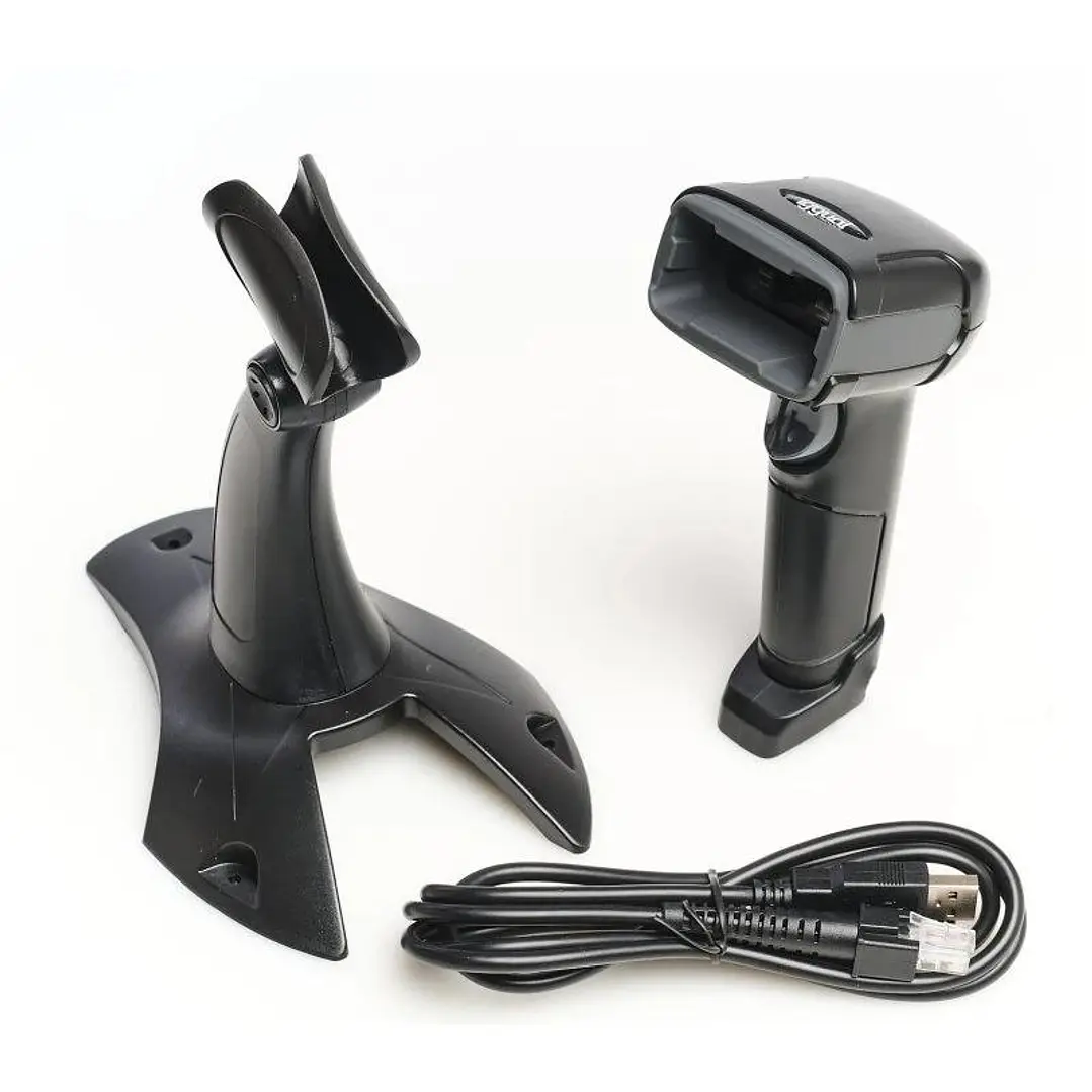 iggual Lector código barras 2D USB con soporte 4