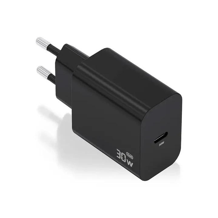 Aisens Cargador Gan 30W 1xUSB-C PD3.0 Negro 1
