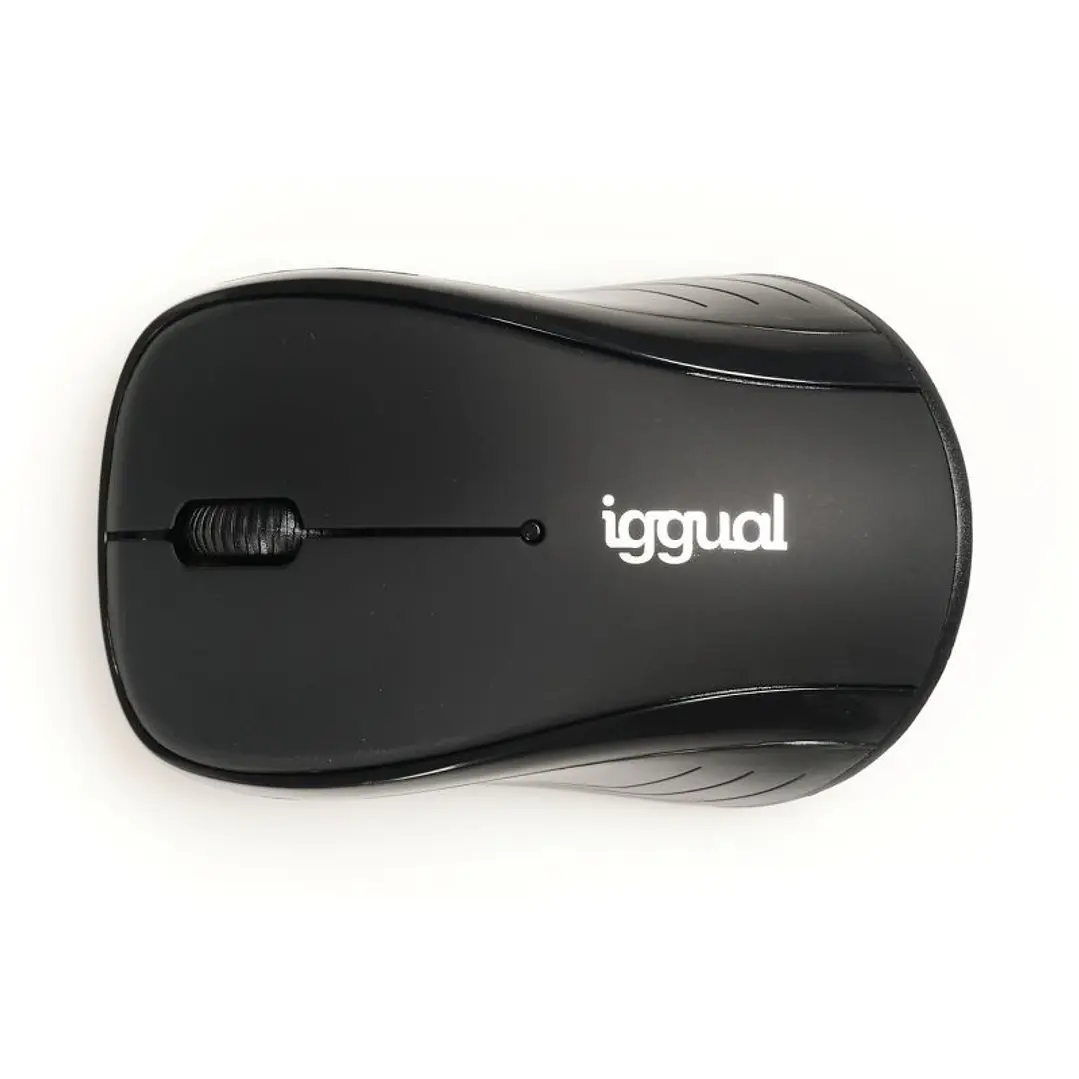 iggual Ratón inalámbrico WOM-BASIC-1600DPI negro 1
